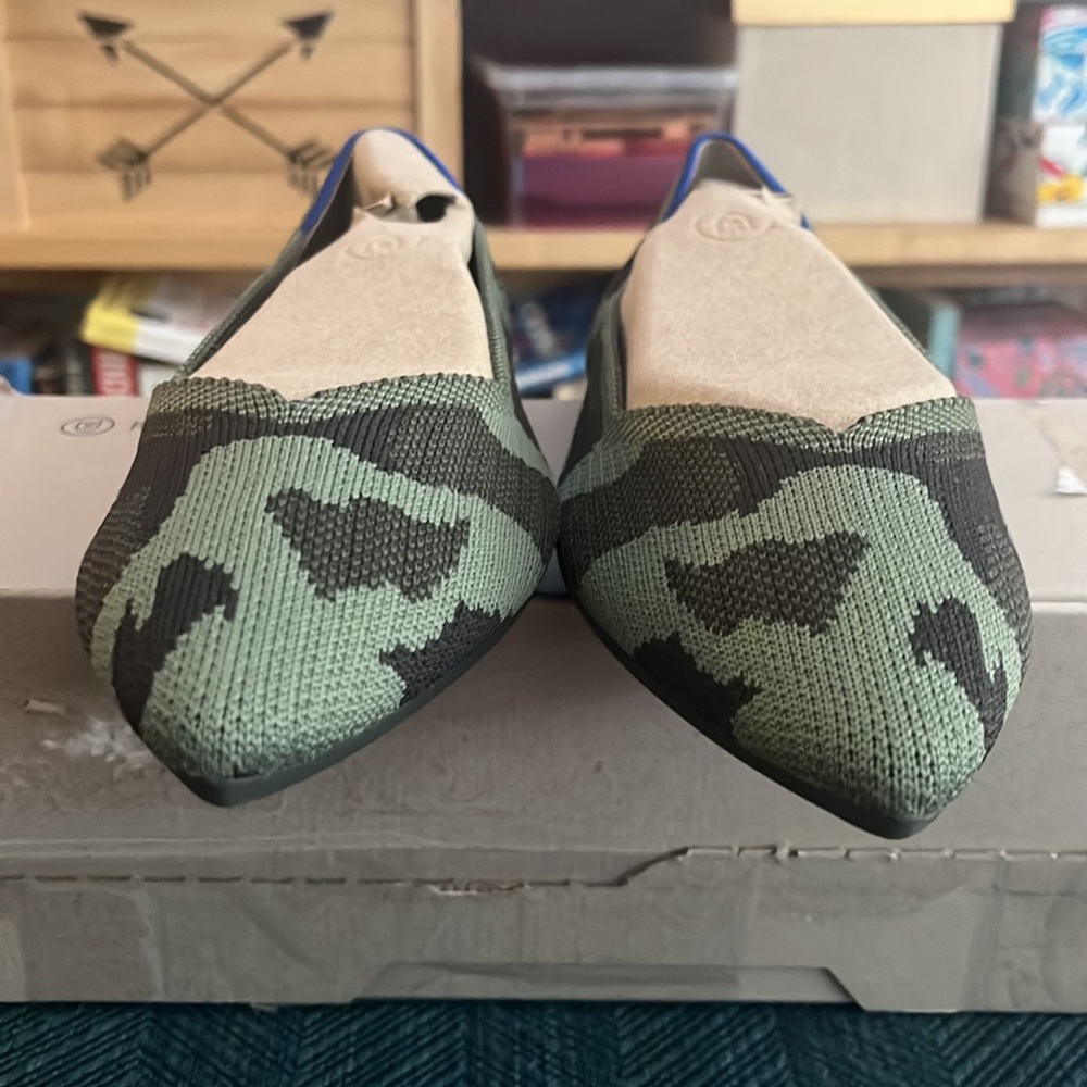 Rothy’s Camo Points With Orange Stripe - image 7